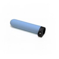 Scull grip light blue with longitudal rips