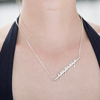 Rowing Eight Necklace with Cox